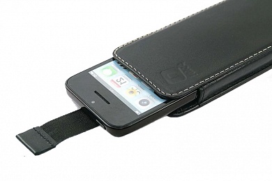 Кожаный футляр для Iphone 5C