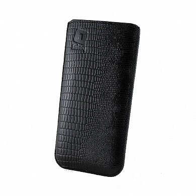 Черный варан кожаный кармашек для Xperia T3