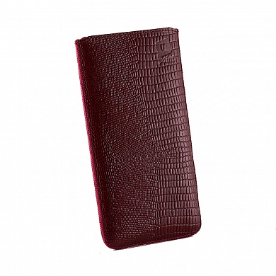 Красный кожаный карман для Xperia Z3