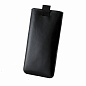 Черный кармашек из натуральной кожи для Xperia X Compact