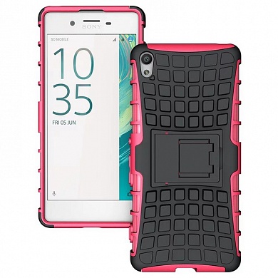 Розовый hybrid Armor Case для Sony Xperia XA F3112