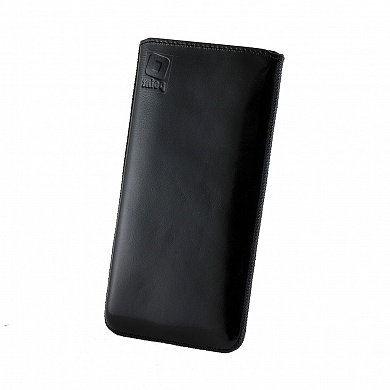 Черный Глянцевый кармашек из кожи для Lumia 640 XL