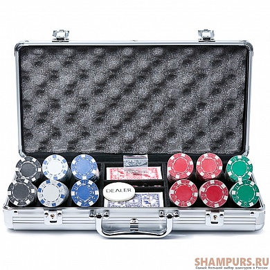 Набор для игры в покер (300 фишек)