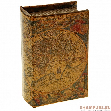 Книга-сейф "Старинные карты мира"  мал
